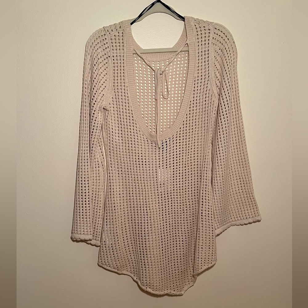 Knit bathing suit cover dress, new with tags
